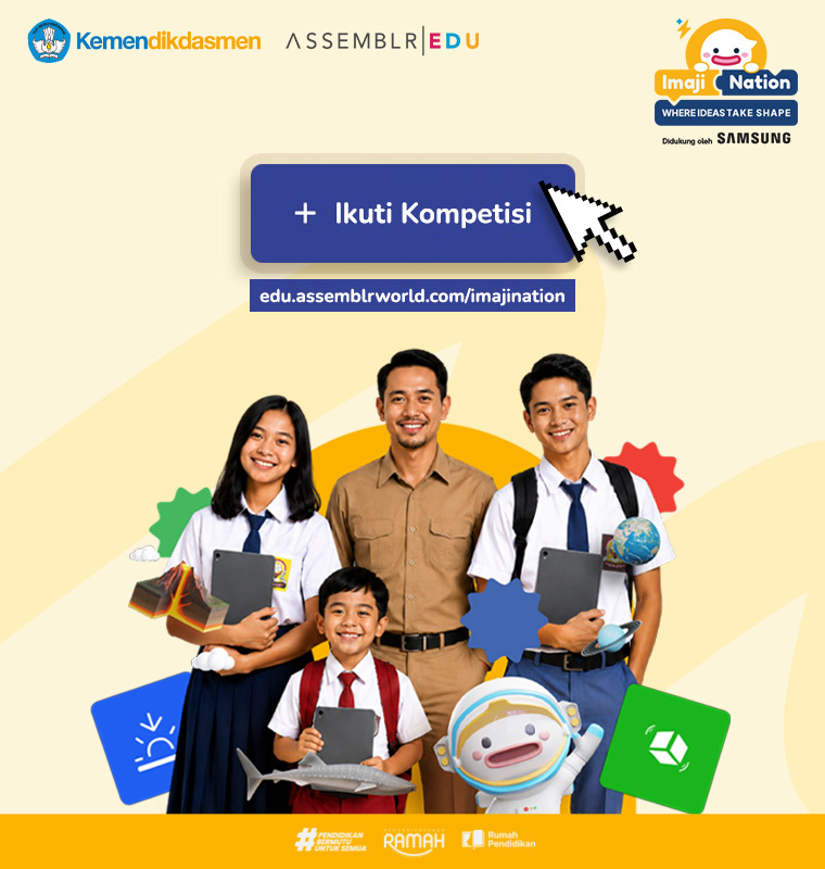 Registration for ImajiNation 2026, Indonesian National Visual Coding Competition Is Still Open! Turn Your Ideas into 3D & AR Projects